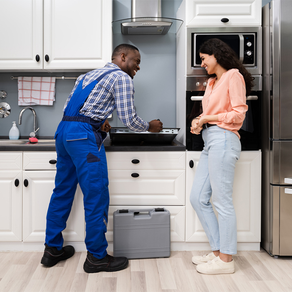 can you provide an estimate for cooktop repair before beginning any work in Macksburg OH